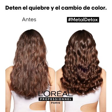 TERMOPROTECTOR EN CREMA PARA PEINAR METAL DETOX PARA TODO TIPO DE CABELLO LOREAL PROFESSIONNEL 100ML - 2