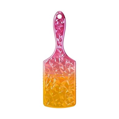 CEPILLO DE PALETA KISS RED CRYSTAL CHARCOAL - 6