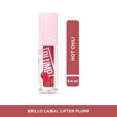 LABIAL MAYBELLINE LIFTER GLOSS PLUMP HOT CHILI - 1