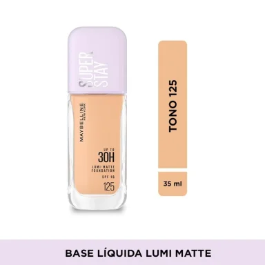 BASE MAYBELLINE SUPERSTAY LUMI MATTE 125 SPF15 35ML - 1