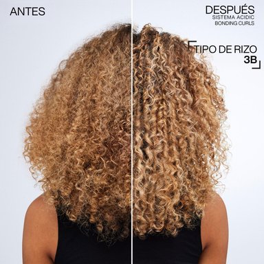 SHAMPOO SIN SILICONAS PARA CABELLO CON RIZOS Y RULOS PROCESADOS Y DAÑADOS ACIDIC BONDING CURLS 300ML - 5