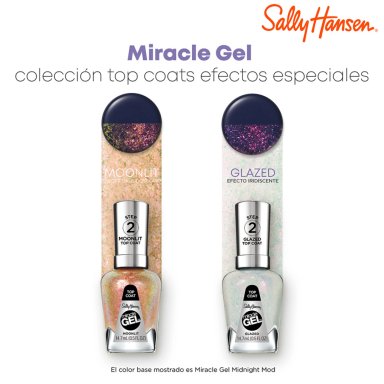 ESMALTE DE UÑAS SALLY HANSEN MIRACLE GEL TOP COAT MOONLIT 14.7ML - 5