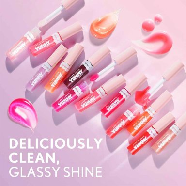 SET COVERGIRL LABIAL CLEAN LIP COLOR CRIMSON DOLL + YUMMY GLOSS SUGAR POPPY - 5