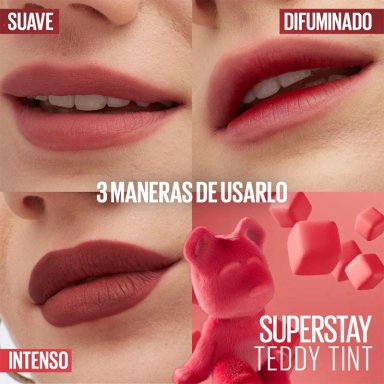 TINTA DE LABIOS MAYBELLINE SUPER STAY TEDDY TINT BABY TEE 5 ML - 13