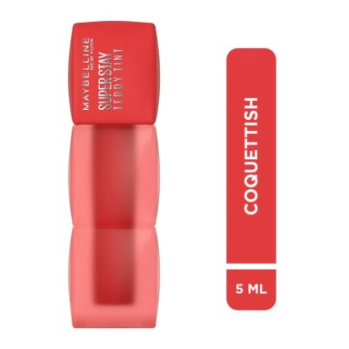 TINTA DE LABIOS MAYBELLINE SUPER STAY TEDDY TINT COQUETTISH 5 ML - 1