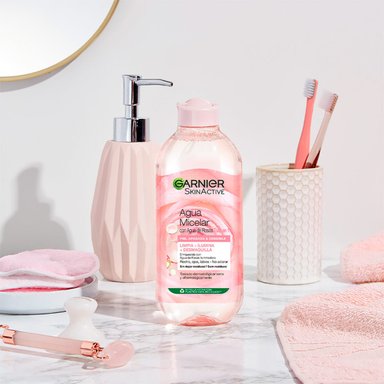 AGUA MICELAR GARNIER ROSAS 400 ML - 4