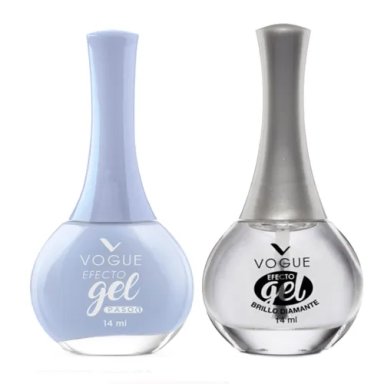 ESMALTE UÑAS VOGUE EFECTO GEL TONO BEAT + BRILLO DIAMANTE PACK - 1