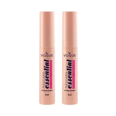 MÁSCARA PESTAÑAS VOGUE DUO PACK ESSENTIAL 8ML WATERPROOF - 1
