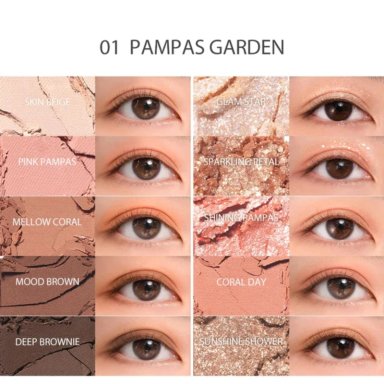 PALETA DE SOMBRAS ROM&ND BETTER THAN PALETTE 01 PAMPAS GARDEN - 2