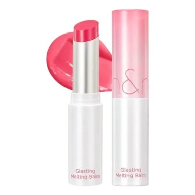 BÁLSAMO LABIAL ROM&ND GLASTING MELTING BALM 02 LOVEY PINK - 1