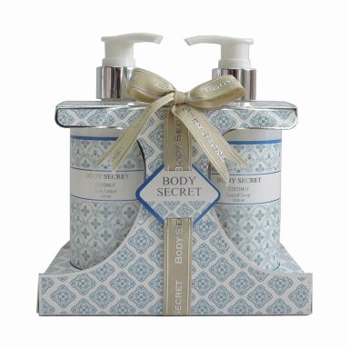 SET DUCHA BODY SECRET DUO SANTORINI 300ML+300ML - 1