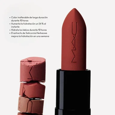 LABIAL MAC POWDER KISS HAZY MATTE RUBY NEW - 4