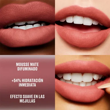 MOUSSE PARA LABIOS Y MEJILLAS MAC POWDER KISS PINK ROSES - 2