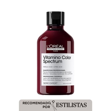 SET LOREAL PROFESSIONNEL VITAMINO COLOR SPECTRUM: SHAMPOO 300ML + SERUM 50ML + REGALO TERMO - 2