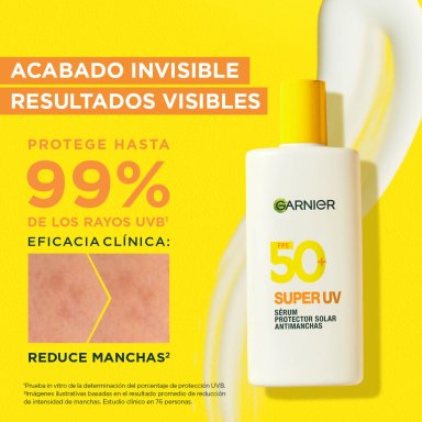 RUTINA ANTI IMPERFECCIONES GARNIER SERUM + CREMA GEL + PROTECTOR SUPER UV - 8