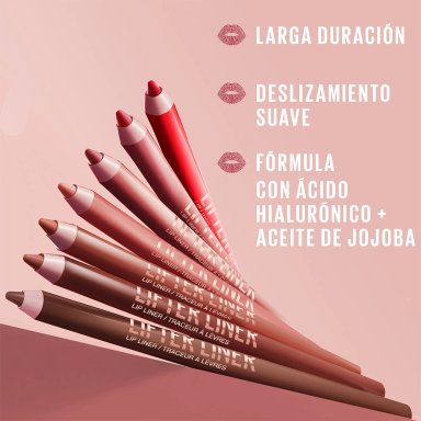 TRIO LABIALES NUDES MAYBELLINE LIFTER LINER PEAKING + TEDDY TINT 15 SKINNYDIP + LIFTER GLOSS STONE - 14