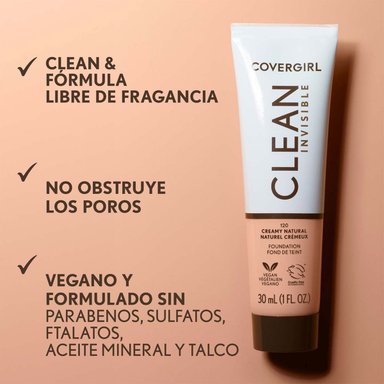 BASE LÍQUIDA COVERGIRL CLEAN INVISIBLE GOLDEN HONEY 163 - 6