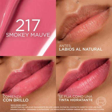 LABIAL LOREAL HYALURON TINT SMOKEY MAUVE - 3