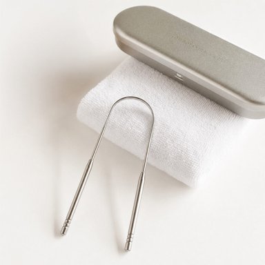 LIMPIADOR DE LENGUA DE ACERO INOXIDABLE LOU BOTANICALS - 2