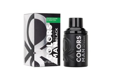 PERFUME BENETTON BLACK INTENSO HOMBRE EDP 60 ML - 1
