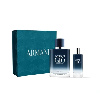 SET ACQUA DI GIO PROFONDO GIORGIO ARMANI EDP 100 ML + 15 ML HOMBRE - 1