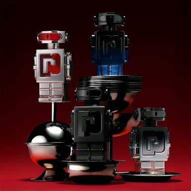 PERFUME RABANNE PHANTOM IN RED PARFUM ELIXIR HOMBRE EDP 50 ML - 7