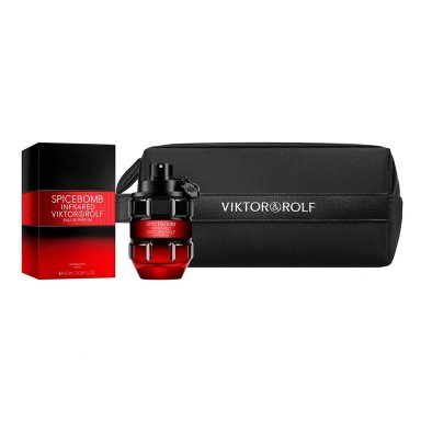 PERFUME VIKTOR&ROLF SPICEBOMB INFRARED HOMBRE EDP 90ML+POUCH - 1