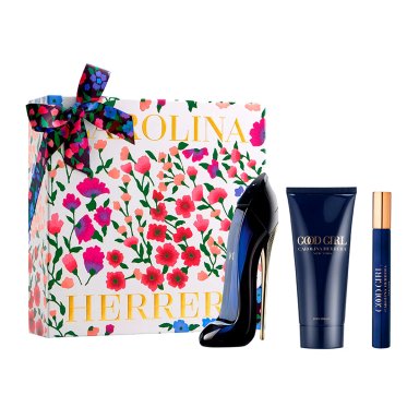 SET PERFUME CAROLINA HERRERA GOOD GIRL MUJER EDP 80 ML+ LOCIÓN CORPORAL 100ML+MINI 10 ML - 1
