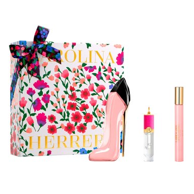 SET PERFUME CAROLINA HERRERA GOOD GIRL BLUSH MUJER EDP 80 ML+LIP OIL+MINI 10 ML - 1