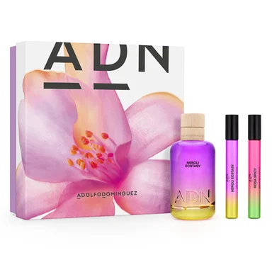 SET PERFUME ADOLFO DOMINGUEZ ADN NEROLI ECSTASY MUJER EDP 100ML+10ML+ ROSA SPICY 10ML - 1