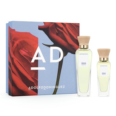 SET PERFUME ADOLFO DOMINGUEZ AGUA FRESCA ROSAS MUJER EDT 120ML+60ML - 1