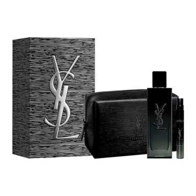 SET PERFUME YVES SAINT LAURENT MYSLF HOMBRE EAU DE PARFUM 100ML+POUCH - 1