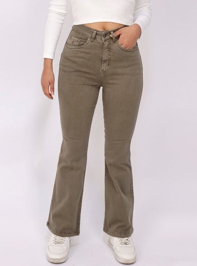 PANTALÓN MUJER KAYRA POBLET PERFECT FIT FLARE PUSH UP - 1