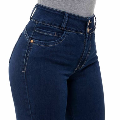 JEANS RECTO MUJER PIONIER LARISSA - 5