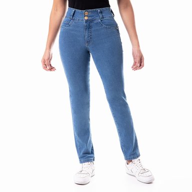 JEANS RECTO MUJER PIONIER LARISSA - 1
