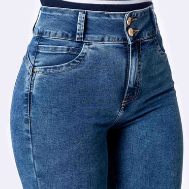 JEANS RECTO MUJER PIONIER LARISSA - 4