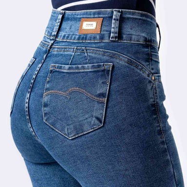 JEANS RECTO MUJER PIONIER LARISSA - 5