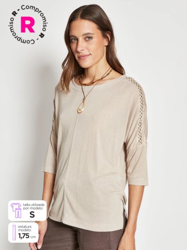 BLUSA MANGA LARGA MUJER TATIENNE BLOVY - 1