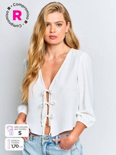BLUSA MANGA LARGA MUJER INDEX CLARA - 1