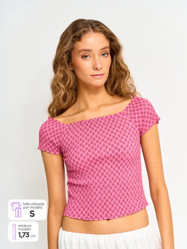 POLO MANGA CORTA MUJER AERO ACORDEON - 1