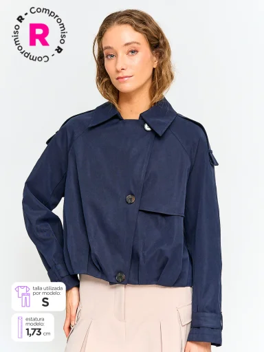 CASACA MUJER INDEX TRENCH - 1