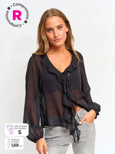 BLUSA MANGA LARGA MUJER INDEX CEGASA - 1
