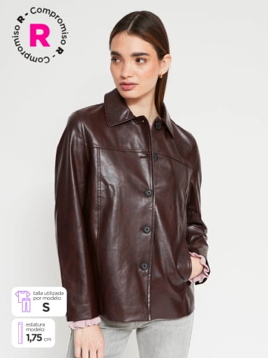 CASACA MUJER INDEX CORTA GLOSSY - 1