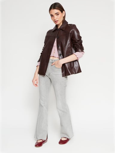 CASACA MUJER INDEX CORTA GLOSSY - 4
