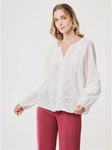 BLUSA MANGA LARGA MUJER TATIENNE - 1
