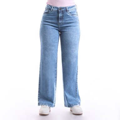JEANS ALGODÓN WIDELEG MUJER METAL JEANS - 1