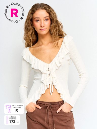 SWEATER MUJER INDEX CERULO - 1