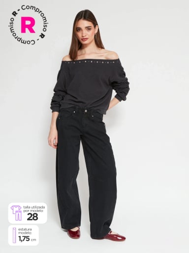 JEANS MUJER INDEX BALLON - 1
