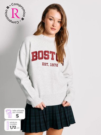 SWEATER MANGA LARGA MUJER INDEX DECHI - 1