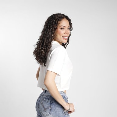 POLO CROP MANGA CORTA MUJER KANSAS OVERSIZE ESTAMPADO - 3